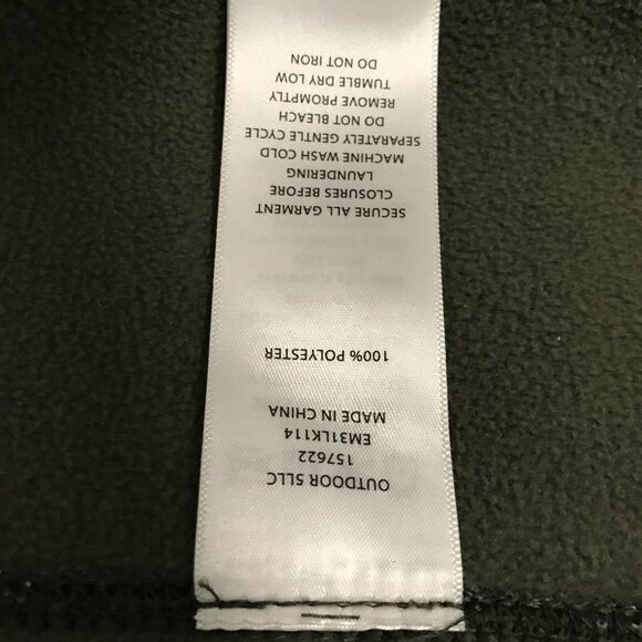 Eddie Bauer Men's Chilali Faux Shearling Fleece Jacket Size XL Emeral Green - Picture 10 of 12